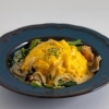 鶏の和風クリームオムライス