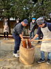 有志のお父さんたち大活躍💪🏻「お餅つき💪🏻」