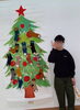 プレゼントの靴下です！「１２月クリスマス会の様子です•*¨*•.¸¸♬︎」