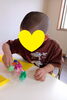 指先を使った dexterity training「こいのぼり制作あそびを楽しみました」