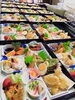 自治会での折詰。刺身セット。税込2,700円。「歓送迎会・花見は、あがわで。」