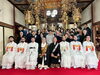 「【帰山奉告式③】帰山奉告式（本堂内）御祈祷・撰経を背中に押し当てます！◾️令和7年2月16日（日）100日間の大荒行（再行）を終えた妙栄院住職：及川浩正上人［京成高砂駅より徒歩5分・無人野菜販売所・鬼子母神・日蓮宗ご祈祷］」