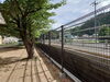 写真①：フェンス取り付けました「工事内ブロック撤去とフェンス工事❕❕　🌻🌞」
