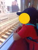 「電車に乗っておでかけ体験をしました」