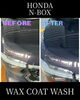 「撥水ワックスコート洗車(ホンダ/N-BOX/Sサイズ)の施工事例をビフォーアフターでご紹介🚗✨」
