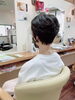 あっという間にショートカットに。よくお似合いです！「＊5年に1度のカット！＊」