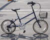適応身長１３５ｃｍ～。「通勤・通学におススメ。リラックスポジションでキビキビ走れる小径車「ミヤタサイクル パビア」」