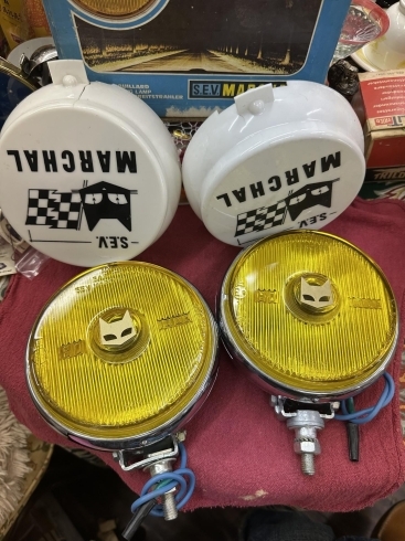 MARCHAL 810 フォグランプ デッドストック イエローレンズ 当時物 MARCHAL 810 フォグランプ デッドストック イエローレンズ 当時物