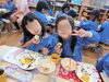 「焼いもを作りました。」
