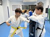 一般部では中学生たちも大人と一緒に心身鍛錬💪「5/13(火)の稽古風景≪ 明石/空手/スポーツ/運動/幼児/小学生/お稽古/習い事≫　」