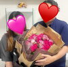 「プロポーズの花束をボトルフラワーにお作りしました♡【宮崎/ボトルフラワー/プロポーズ/花束加工/花束保存/ドライフラワー】」