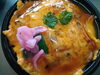 餡も美味しい特製天津飯。「本日のオススメ弁当」