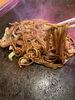 太麺の焼きそばが癖になります！「暑い夏にはかき氷！」
