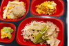 スイートチリポークソテー&かぼちゃサラダ「９月２８日のお弁当🍱」