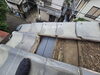屋根補修工事施工中「コウモリ除去・下地補修工事を半日で対応しました」