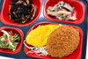ブラックカレーコロッケ＆きのこのおろし和え「９月１日のお弁当🍱」
