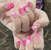 ハイビスカスネイル「SUMMER nail.  【堺深井ネイルサロン】」