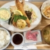 有頭エビフライ定食