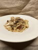 うなぎのクリームパスタ「黒板&お知らせ」