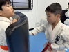 ミット打ちで体力アップ⤴️「2/4(火) の稽古風景≪ 明石/空手/スポーツ/運動/幼児/小学生/お稽古/習い事≫　」