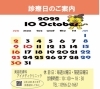 10月の診療日「ホクロやイボ、除去できます♡」