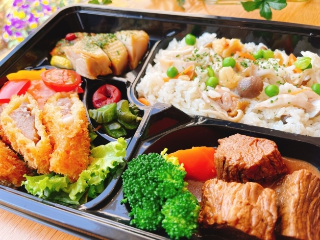 鳥取の肉三昧弁当／1,500円（税込）「5/8（土）、5/9（日）天満屋でお弁当販売！「米子エール飯」」