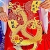 ~1/31【特大切り絵御朱印 福辰GOLD】