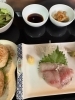 「本日のランチはナポリタン＆釣り物【アジ刺】です！」