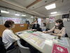 事前打ち合わせ中！「ボイス・キュー「第406回 おつまみちょ～だい」五ツ星整骨院 長泉支店 腸もみセラピストの安田さん出演！」