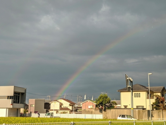 8 28 金 17 00過ぎ 西条市内で綺麗な虹が見えました まいぷれ西条編集部のニュース まいぷれ 西条市