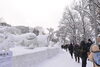 市民雪像の例（過去の写真、実行委員会提供）「さっぽろ雪まつり。見どころピックアップ」