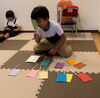 赤から始まって12本の旗の聴き分けができました♥️「絶対音感トレーニングで左脳が発達し、IQが上がる❣️ 和歌山　ピアノ×エレクトーン教室」