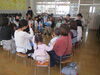 自分の名前や好きな食べ物を発表しました♪「保護者総会・保育参観」
