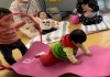 音楽にのってがたぼこ道を楽しいハイハイ!「南区&下京区のベビーリトミック♪1歳2ヶ月ちゃんの初レッスン❣️無料体験レッスン予約受付中❗️【京都市南区&下京区のピアノ・リトミック・英語リトミック・ベビーリトミック】」