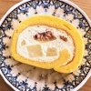 cake shop moguの、週替わりのロールケーキ（梨といちじくのチーズクリーム）【新発田】
