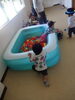 室内のボールプール