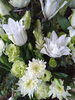 グリーンのトルコキキョウは清らかに「お悔やみのお花」