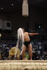 「大相撲11月場所3日目、千代大龍関に勝ちました✨ 明日は北勝富士関との取り組みです❤️」