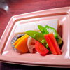 胡麻豆腐と季節の野菜「本日のお惣菜」