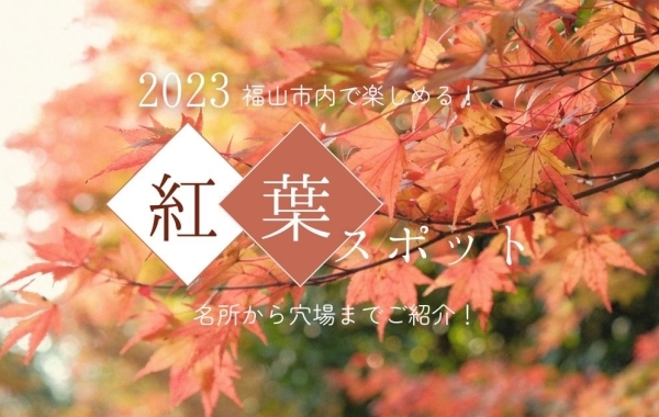 【広島紅葉スポット】福山市内で楽しむ紅葉特集【2023年最新】