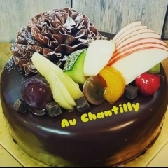 生チョコ 12センチ (4号) ※時季により使用するフルーツは異なります♪