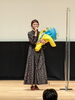 挨拶する満島ひかりさん「映画『アイ・アムまきもと』凱旋特別上映会　～酒田希望ホール～」