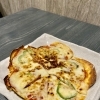 餃子皮のペパロニピザ