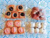 ミニパイ、ミニチョコクロワッサン、まめ子「おやさいパン！にんじんとほうれん草！」