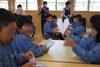 「3月９日５才児さんとナルクさんの最後の交流　3月の園庭開放・親子体操・さくらんぼは中止です。」
