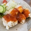 揚げ鶏のチリソースがけ「遅めのランチでも大丈夫！【ごはん処 徠-rai-】」