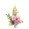 プリザーブドフラワー 仏花 アレンジ 花器付き 芭-ピンク-
