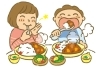 カレーを食べる子どもたち