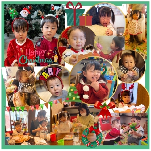 可愛い子ども達♪( ´∀`)「貸し切りクリスマス会🎄」
