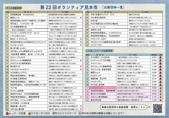 「ボランティア見本市【川口市のイベント情報】」